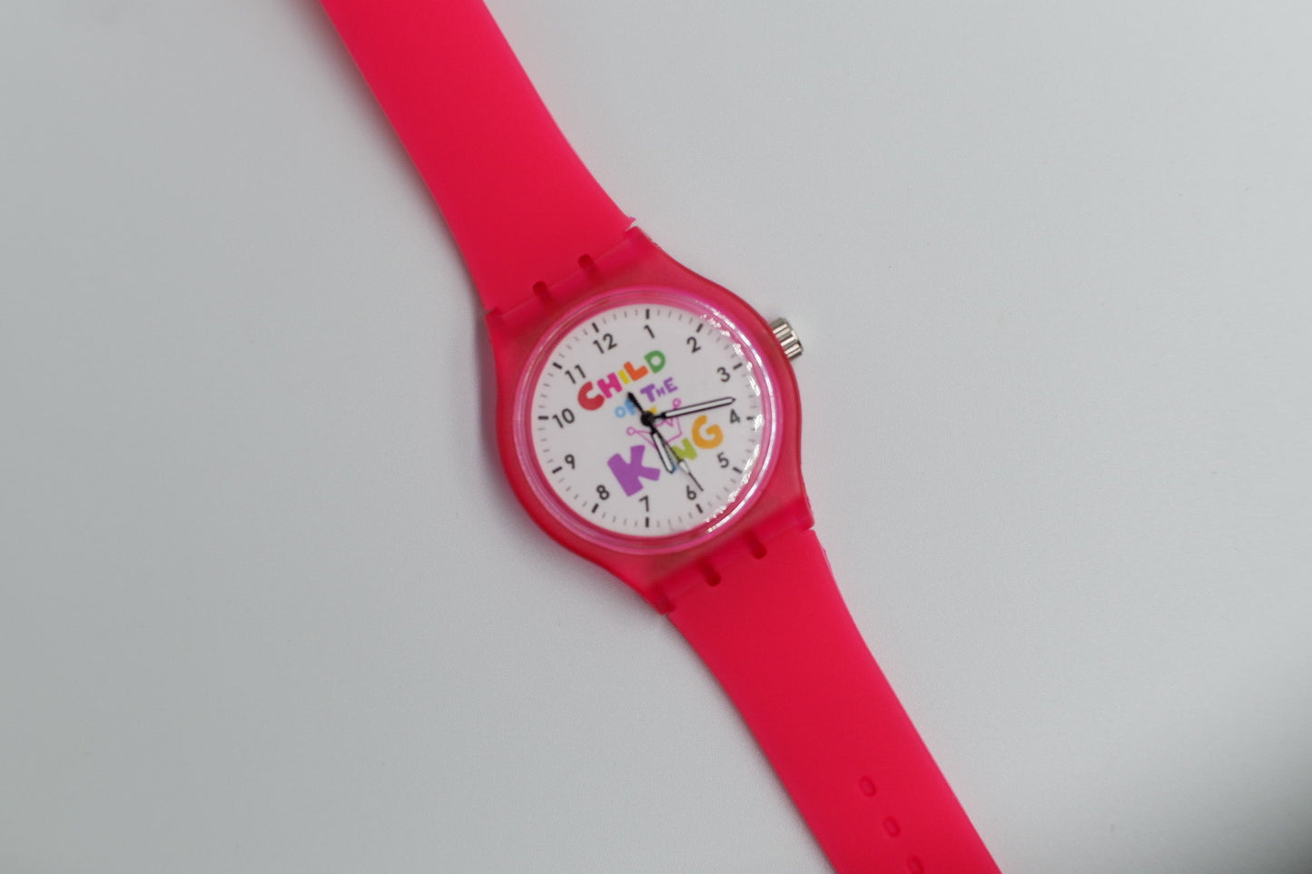 PINK "CHILD OF THE KING" SPORTS WATCH