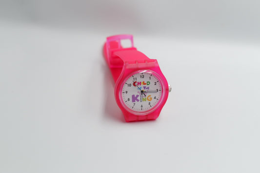 PINK "CHILD OF THE KING" SPORTS WATCH